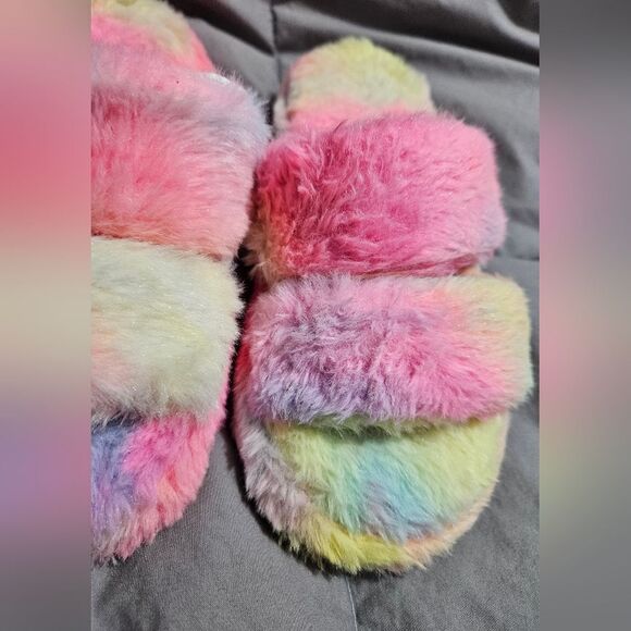 Childerns place Multi-colored two strap slide slippers. 13/1 Girls - Picture 5 of 7